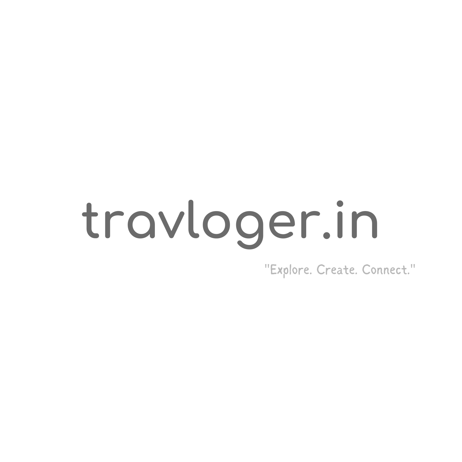 Travloger - you travel, we capture logo