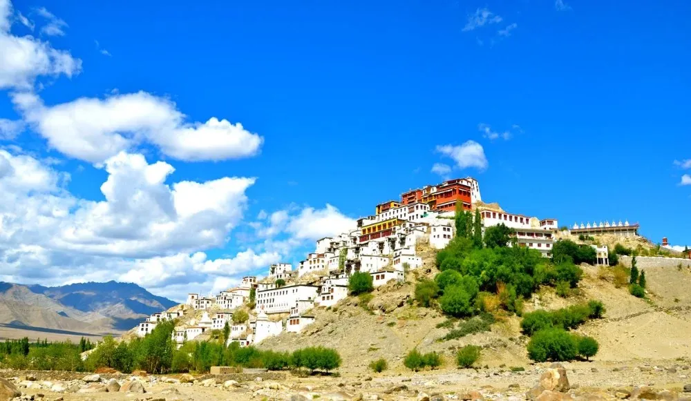 thiksey monastery in ladhak